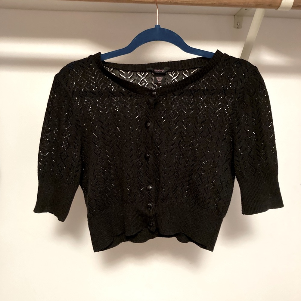 Anxiety cropped sweater